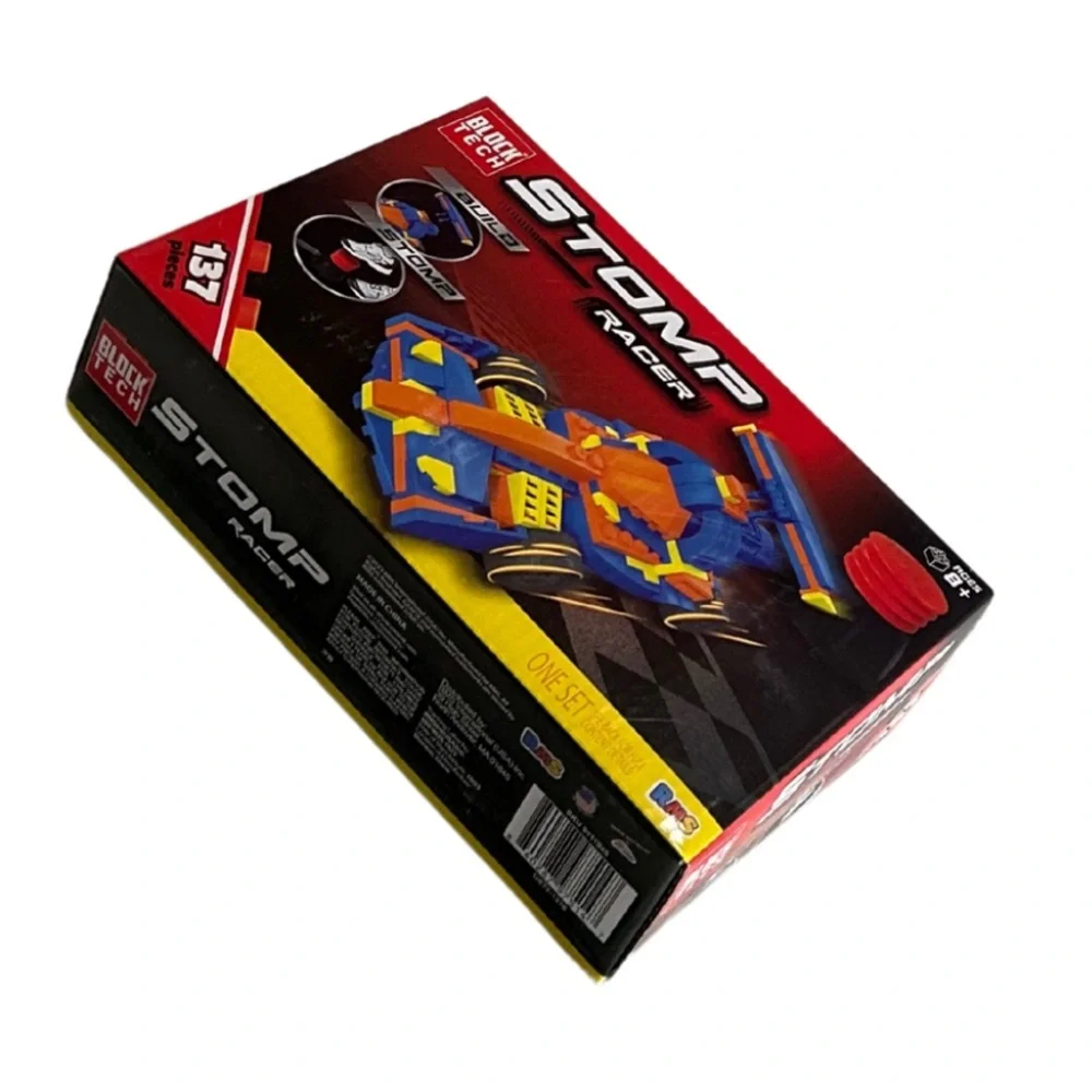 Block Tech Stomp Racer Race Car Build Set | Toy | New | 137 Pieces | Ages 8+